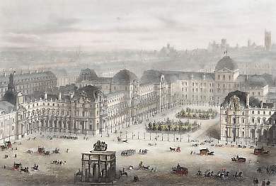 The Place du Carrousel after the renovations