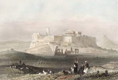 Athens from the Hill of the Museum