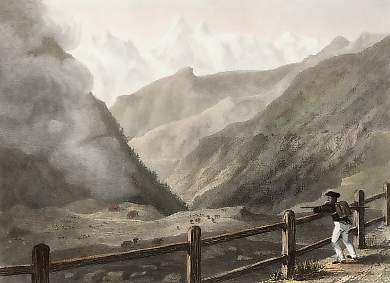 The Bernoise Alps from the Simplon