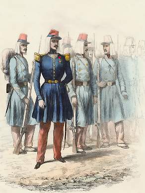 Infanterie De Ligne. Officier, Sous-Officier et Soldats