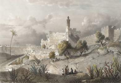 Burg  Zion Zu  Jerusalem