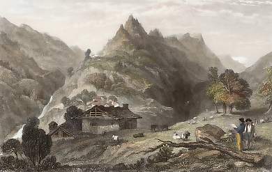 The Balsille, with the Col De Guignevert and the Col De Pis