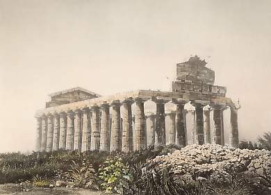 Temple De Cérès à Pestum