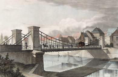 Die Ludwigdbrücke in Bamberg