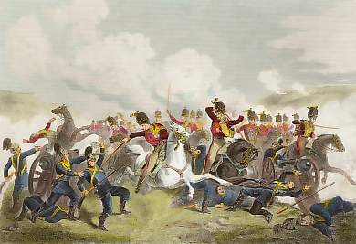 British Light Cavalry Attacking the Russian Guns at the Battle of Balaklava, Oct. 26th 1854