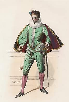 Gentilhomme, Règne De Henri III, D´Après Gaignières, 1586