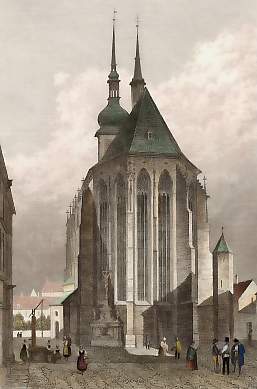 Die St. Jakobskirche in Brünn