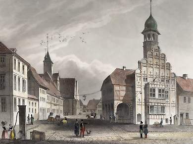 Das Rathaus & Der Markt Zu Nienburg