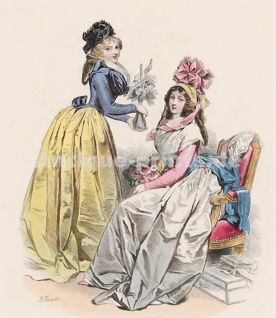 Modes Parisiennes, Règne De Louis XVI, D´après Boi