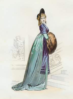 Parisienne, Directoire, d´après Boilly, 1798