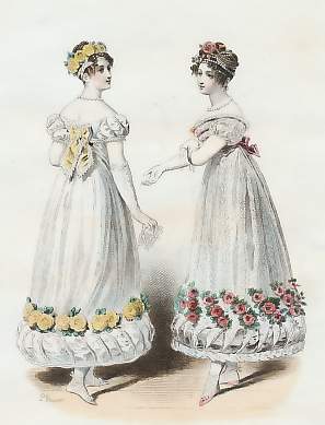 Costumes De Bal, Règne De Louis XVIII, D´Après Les Journaux Du Temps, 1819