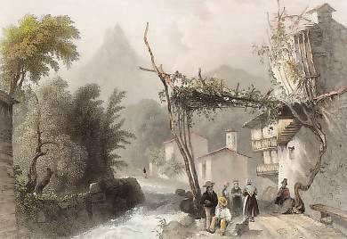 The Protestant Church at Bobbi, Val Pelice