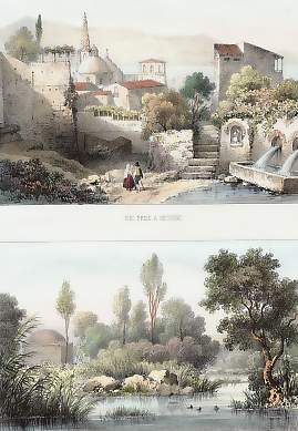 Vue Prise à Messine; Cyané et Anapus à Syracuse