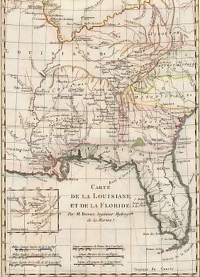 Carte De La Louisiane et De La Floride