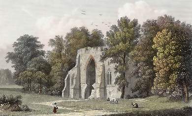 Netley Abbey, West Window