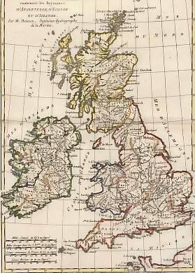 Carte Des Isles Britanniques
