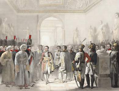 Napoléon Recoit Au Louvre Les Députés De L´Armée Après Son Couronnement, 8 Décembre 1804