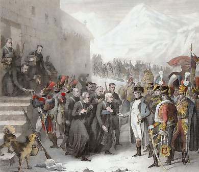 Le Premier Consul Visite L´Hopital Du Mont St. Bernard, 20 Mai 1800
