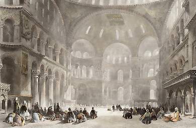 The Mosque of Santa Sophia, Constantinople