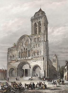 Église De La Madeleine à Vézelay, Nivernais