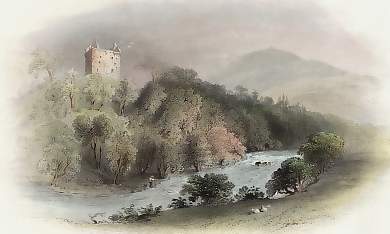Newark Castle, on the Yarrow