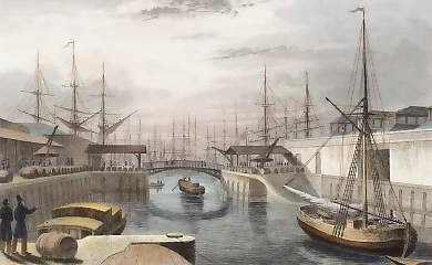 London Docks, Looking West