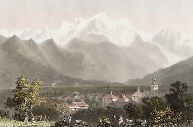 Mont Blanc, from Above Sallenche