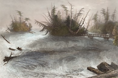 The Rapids Above the Falls of Niagara