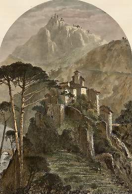 Papigno, and Castle of St. Angelo, Near Thr Falls of Terni