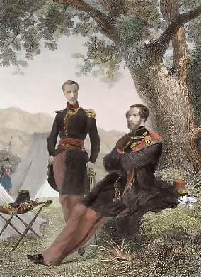 Les Ducs D´Orléans et D´Aumale Au Camp De L´Afroun