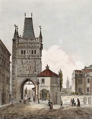 La Tour Du Pont De La Vieille Ville à Prague