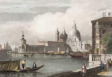 Dogana, and Church of Santa Maria Della Salute, Venice