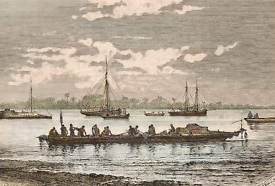 Paysage De La Guinée Portugaise. Vue Prise Près De Bolama