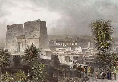 Ruinen Von Edfou in Aegypten