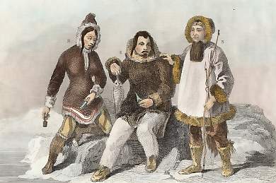 Costumes Des Esquimaux, Habitant De L´Amérique Russe