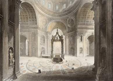 Interior of St. Peter´s, Rome