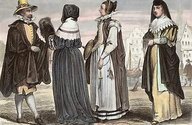 Costumes De La Noblesse Belge Au 17ème Siècle