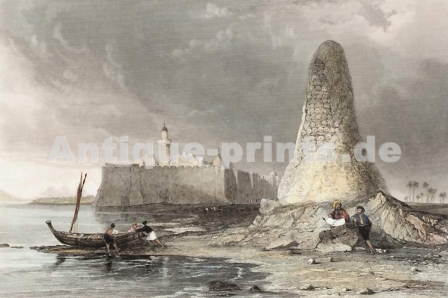 Burj-Er-Roos, or the Tower of Skulls, Island of Je
