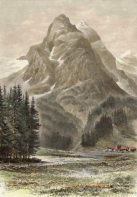 The Wellhorn, from Rosenlaui