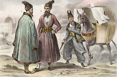Princes Persans, Manière De Transporter Les Femmes Du Harem