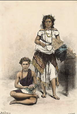 Femmes Des Îles Samoa