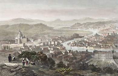 Vue Générale De Rome