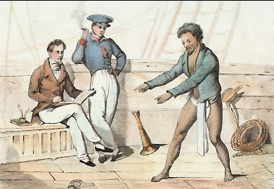 Tamboua-nekoro, Un Des Chefs Indigènes Conversant à Bord