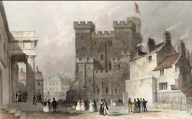 The Castle, from the County Court, Newcastle, Tyne