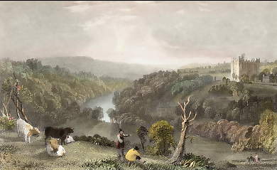 Houghton Castle, on the North Tyne