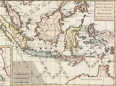 Carte Des Isles De La Sonde et Des Isles Moluques
