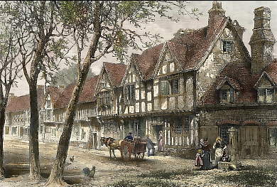 Houses Under the Castle, Warwick