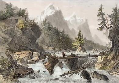 Reichenbach Und Das Wellhorn Bei Rosenlaui