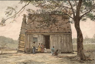 Habitation D´une Famille Nègre En Floride