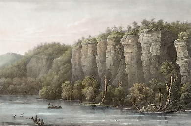 Bluffs Below St. Paul, Mississippi River